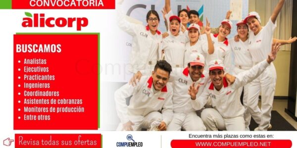 ALICORP cuenta con nueva oportunidad laboral para incorporarse