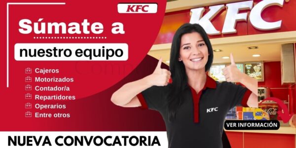 Convocatoria KFC: Nuevas plazas para personal con o sin experiencia
