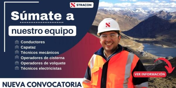 STRACON: únete a la mejor compañía líder en minería y construcción