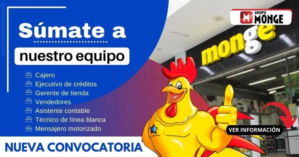 Grupo Monge cuenta con nuevas vacantes a nivel internacional Grupo Monge cuenta con nuevas vacantes a nivel internacional