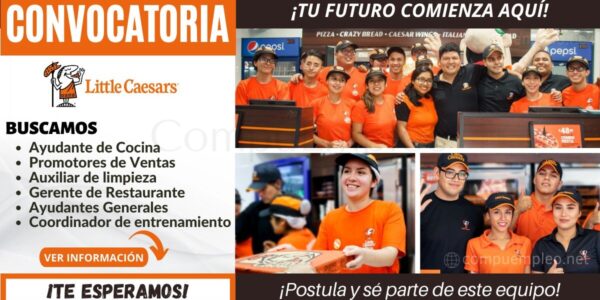 Cadena de pizzerías LITTLE CAESARS cuenta con nuevas plazas Cadena de pizzerías LITTLE CAESARS cuenta con nuevas plazas