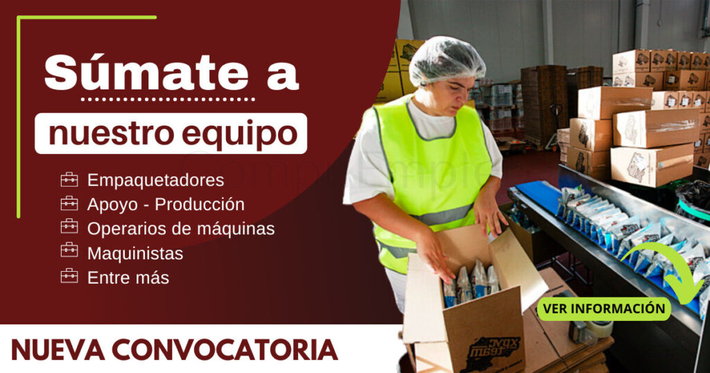 EMPAQUETADORES : Nuevas plazas de empleo para ti EMPAQUETADORES : Nuevas plazas de empleo para ti