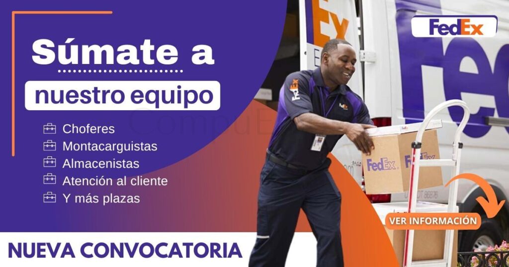 Empleos disponibles en empresa FEDEX