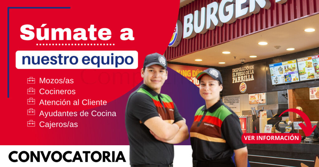 BURGER KING – Oportunidades de empleo