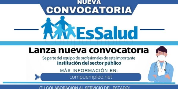ESSALUD cuenta con nuevas y atractivas plazas ESSALUD cuenta con nuevas y atractivas plazas